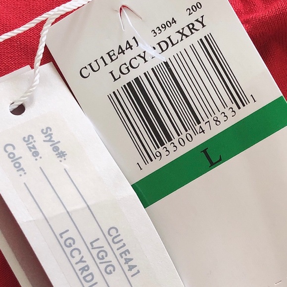 Cupio RED Crepe Long Sleeve Midi Dress, Size L New w/Tag - Picture 9 of 11